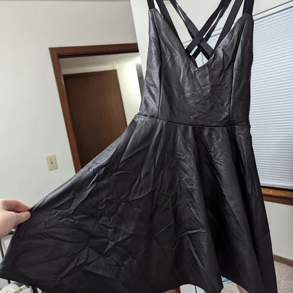 Black Milk Moto Strappy Skater Dress - Picture 1 of 2